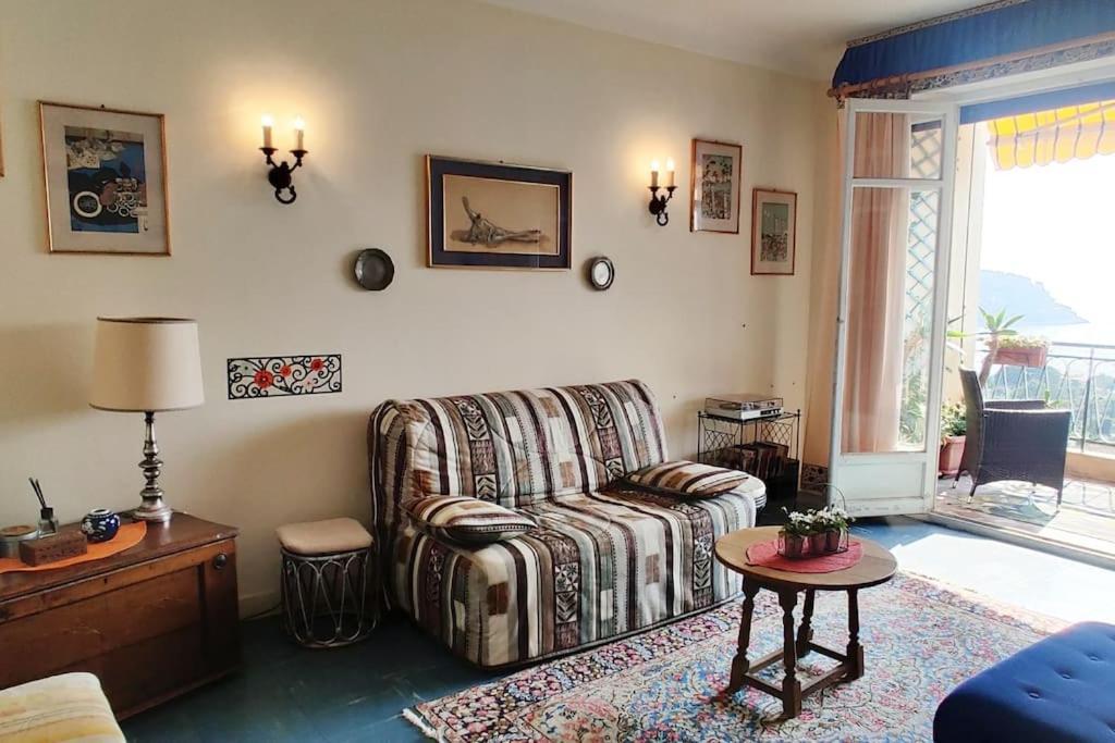 Vintage Flat On Villefranche Bay - Free Car Park מראה חיצוני תמונה