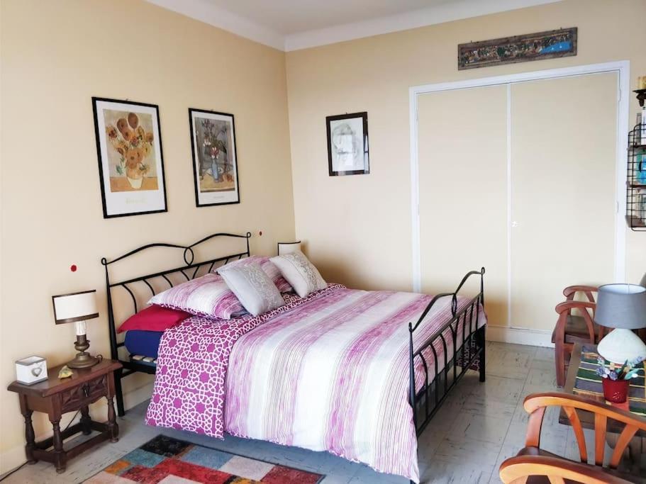 Vintage Flat On Villefranche Bay - Free Car Park מראה חיצוני תמונה
