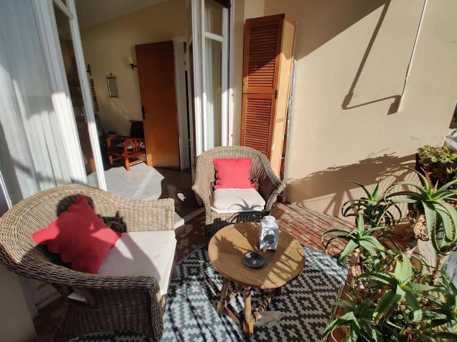 Vintage Flat On Villefranche Bay - Free Car Park מראה חיצוני תמונה