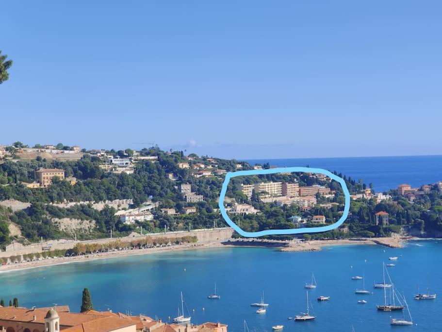 Vintage Flat On Villefranche Bay - Free Car Park מראה חיצוני תמונה